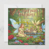 Fairy Tea Party Kaart (Voorkant)