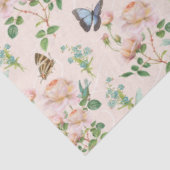 Fairy Tea Party Roze Bloemenvlinder Baby kwekerij Tissuepapier (Detail)