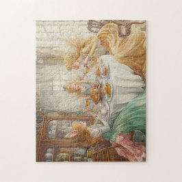 Fairy Tea Party Spring Enchanted Sweets Magic Legpuzzel