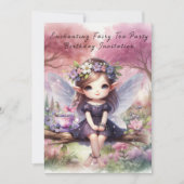 Fairy tea party tafelblad Teken Kaart (Voorkant)