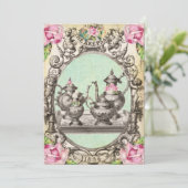 *FaiRy TeA PaRTy Wenskaart iNViTaTioNs* Kaart (Staand voorkant)