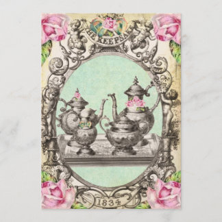 *FaiRy TeA PaRTy Wenskaart iNViTaTioNs* Kaart