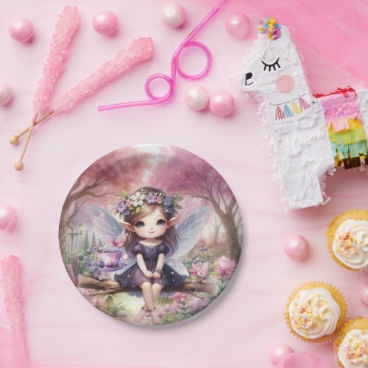 Fairy Theme Party Borden Papieren Bordje (Feest)