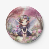 Fairy Theme Party Borden Papieren Bordje (Voorkant)