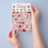 Fairy Theme Verjaardagsfeestje Bingo Kaart Spel (Hand)