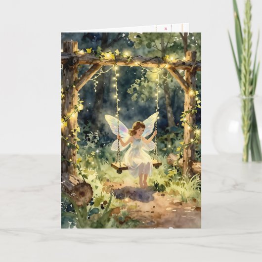Fairy Themed | Thinking About You Kaart (Voorkant)
