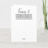 Fairy Themed Times are Hard Kaart (Achterkant)