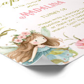 Fairy Time Capsule Bright Wildflower Birthday Poster (Hoek)