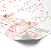 Fairy Time Capsule Whimsical Pink Arch Birthday Poster (Hoek)