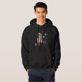 Fairy Tooth Hugging Tooth Dentistry Dentist Hoodie (Voorkant volledig)