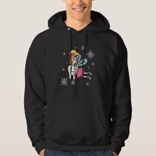 Fairy Tooth Hugging Tooth Dentistry Dentist Hoodie (Voorkant)