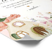 Fairy tuin gunsten grillige verjaardag partij teke poster (Hoek)