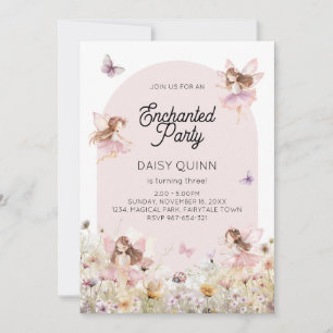 Fairy Tuin Thema Meisjes Verjaardag Kaart