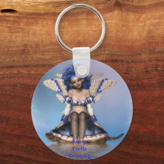 Fairy Turtle Crossing II Sleutelhanger (Voorkant)