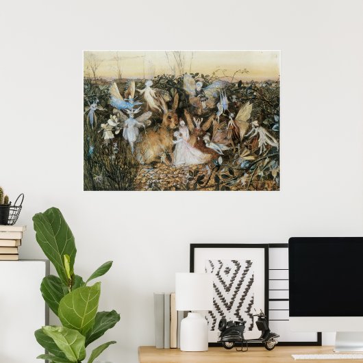 Fairy Twilight Poster (Thuiskantoor)