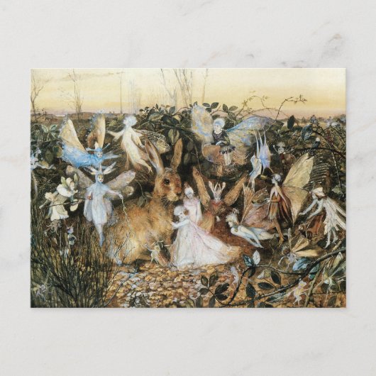 Fairy Twilight van John Anster Fitzgerald Briefkaart (Voorkant)