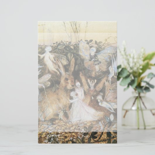 Fairy Twilight van John Anster Fitzgerald Briefpapier (Staand voorkant)
