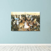 Fairy Twilight van John Anster Fitzgerald Canvas Afdruk (Insitu (Houten vloer))