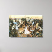 Fairy Twilight van John Anster Fitzgerald Canvas Afdruk (Voorkant)
