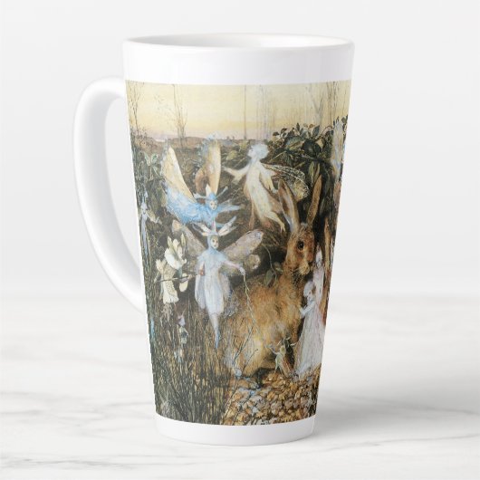 Fairy Twilight van John Anster Fitzgerald Latte Mok (Linkerhoek)