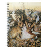Fairy Twilight van John Anster Fitzgerald Notitieboek (Voorkant)
