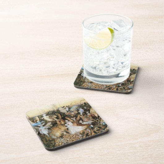 Fairy Twilight van John Anster Fitzgerald Onderzetter (Rechterzijde)