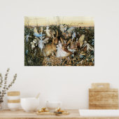Fairy Twilight van John Anster Fitzgerald Poster (Keuken)