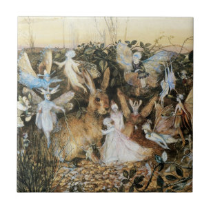 Fairy Twilight van John Anster Fitzgerald Tegeltje