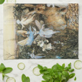 Fairy Twilight van John Anster Fitzgerald Theedoek (Gevouwen)