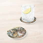 Fairy Twilight van John Anster Fitzgerald Zandsteen Onderzetter (Zijkant)