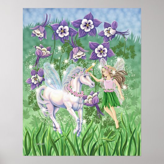 Fairy Unicorn poster (Voorkant)