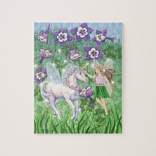 Fairy Unicorn puzzel (Verticaal)