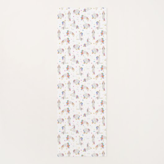 Fairy Unicorn Yoga mat (Achterkant)