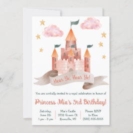 Fairy-verhaal, Castle, Princess Thema Birthday Par Kaart