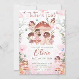 Fairy verjaardag, betoverde grillige tuin bos kaart