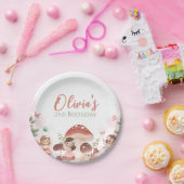 Fairy verjaardag, betoverde grillige tuin bos papieren bordje (Feest)