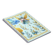 Fairy Verjaardag Blauwgroen Goud Roze Prinses Spro Notitieboek (Rechterzijde)