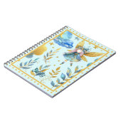 Fairy Verjaardag Blauwgroen Goud Roze Prinses Spro Notitieboek (Linkerzijde)