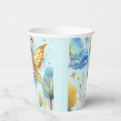 Fairy Verjaardag Blauwgroen Goud Roze Prinses Spro Papieren Bekers (Rechts)