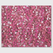 Fairy verjaardag waterverf bloemen tuin cadeaupapier (Vlak)