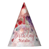 Fairy Verjaardagsfeest Betoverde Waterverf Tuin Feesthoedjes (Voorkant)