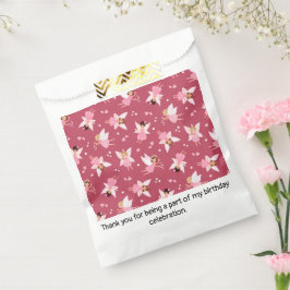 Fairy verjaardagsfeest gunstzakken bedankzakje