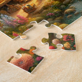 Fairy Village Magical Fairy Homes Waterfall Legpuzzel (Zijkant)