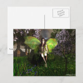 Fairy Vineglitter Briefkaart (Voorkant / Achterkant)