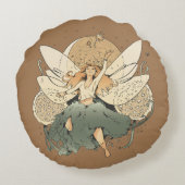 Fairy vliegt in de lucht rond kussen (Achterkant)