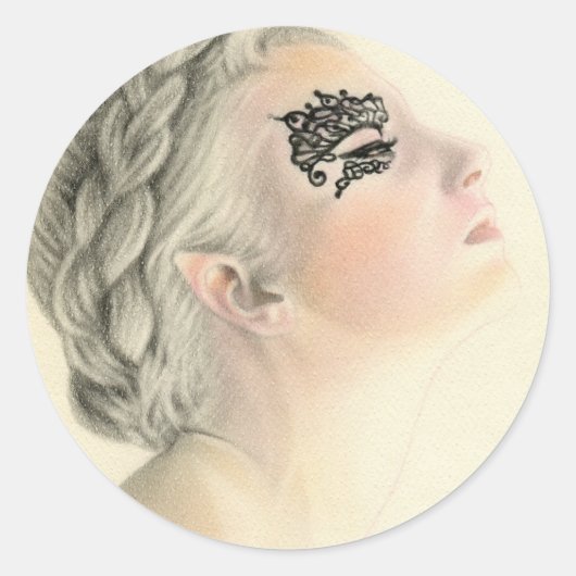 Fairy vlinder Sticker (Voorkant)