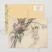 Fairy vol met Joy Briefkaart (Voorkant / Achterkant)