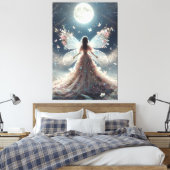 Fairy Wall Art Canvas Afdruk (Insitu (Slaapkamer))