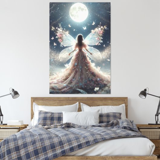 Fairy Wall Art Canvas Afdruk (Insitu (Slaapkamer))