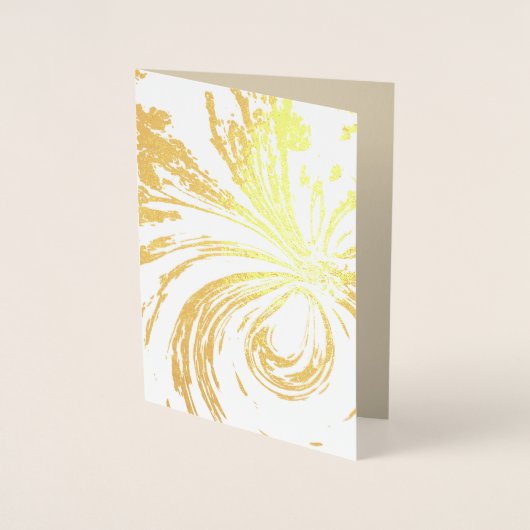 "Fairy Wand" Blank Gold Foil Kaart met envelop (Voorkant)